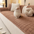 Couch Cover, Washable Sectional Sofa Cover, Anti Slip Sofa Slipcovers for 3 Cushion Couch Sofa L Shaped Recliner, Furniture Protector Covers for Pets Kids(Khaki, Only 1 PCS)